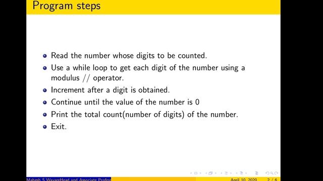 Python program to count number of digits in given any number смотреть онлайн