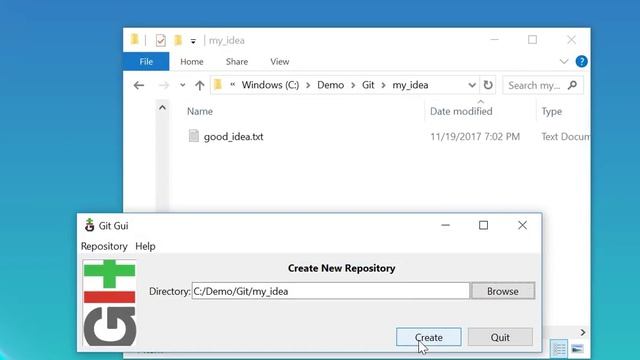 Create Git Repository смотреть онлайн