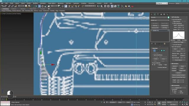 3ds Max. Моделирование автомобиля 5 – Relax, Make Planar, Soft Selection, Symmetry смотреть онлайн