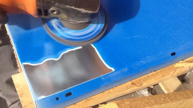 Удаление краски с металла кругами CD смотреть онлайн