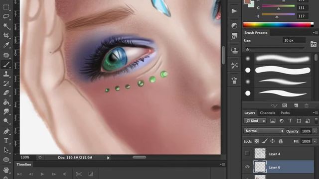 SpeedPaint Fairy - Photoshop смотреть онлайн