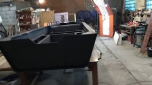 Строим лодку из ПНД болотоход день третий