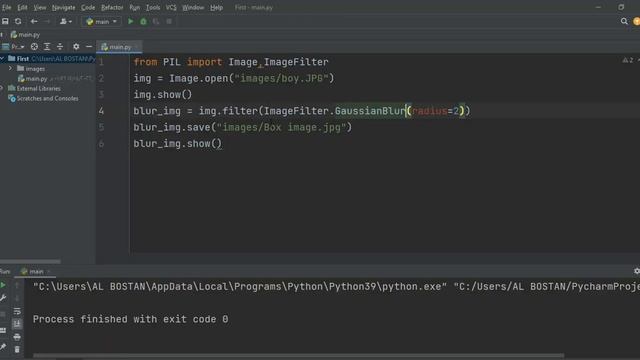 Image processing in python (ImageFilter , ImageDraw) смотреть онлайн