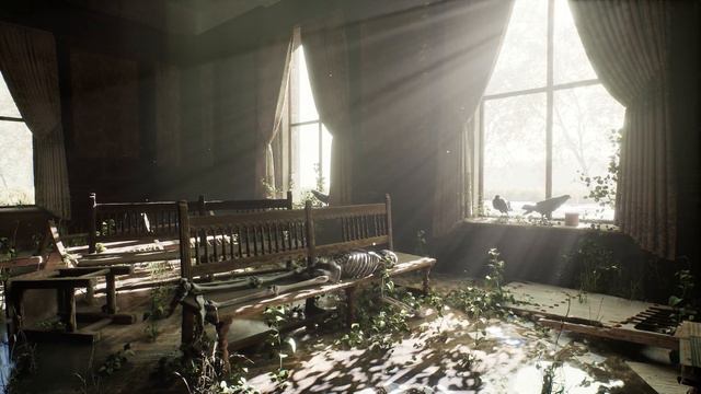 Abandoned Chapel inspired by The Last of Us Unreal Engine 5 Lumen смотреть онлайн