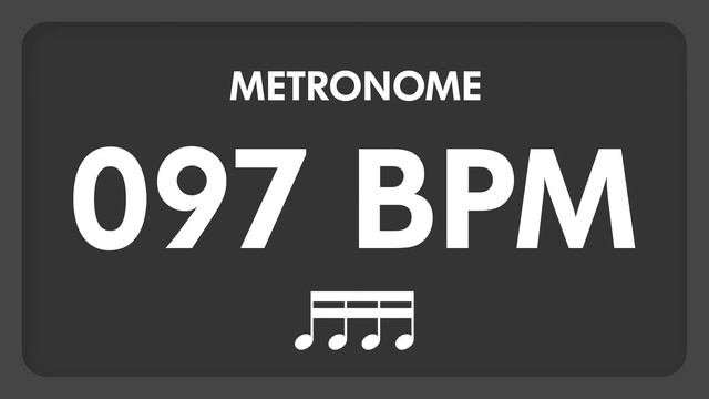 97 BPM - Metronome - 16th Notes смотреть онлайн