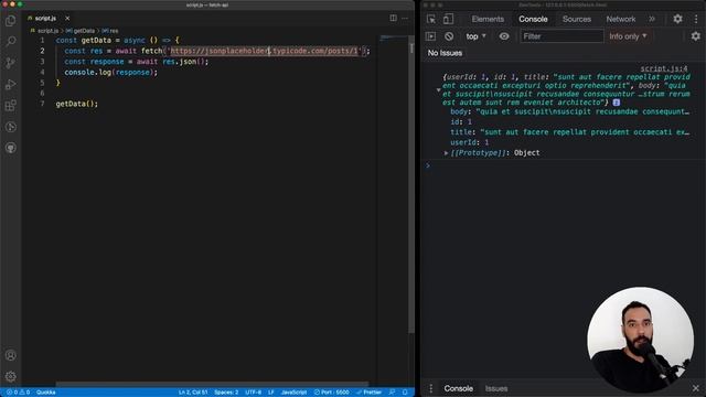 Fetch API in JavaScript - מדריך בעברית смотреть онлайн