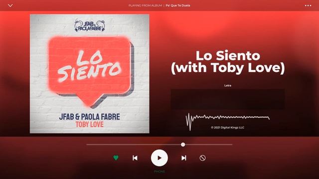 JFab & Paola Fabre (with Toby Love) - Lo Siento (Bachata 2022) смотреть онлайн