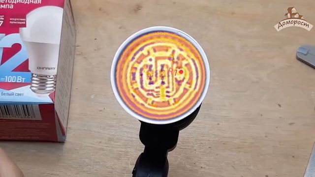Разбираю светодиодную лампу Онлайт смотреть онлайн