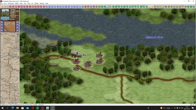 Civil War Battles Campaign Ozark Wargame Design Studio Boonville Part:2 смотреть онлайн