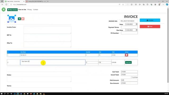 Create Free Invoice Online | Free Invoice Generator | Unlimited Free Invoice | Print Invoice | SAAS смотреть онлайн