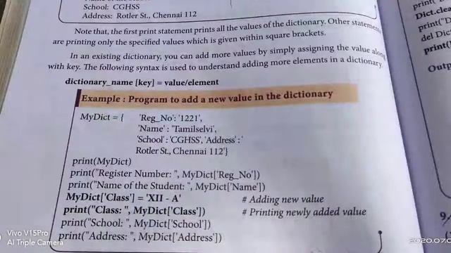 XIIth CS CHAPTER 9 (DICTIONARIES) смотреть онлайн