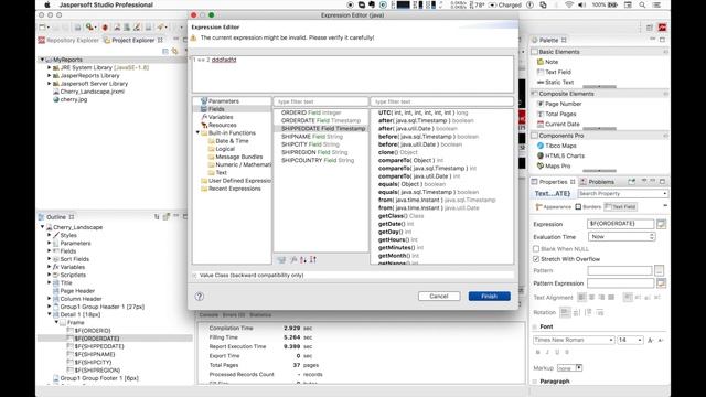 How to create and use expressions in Jaspersoft Studio смотреть онлайн