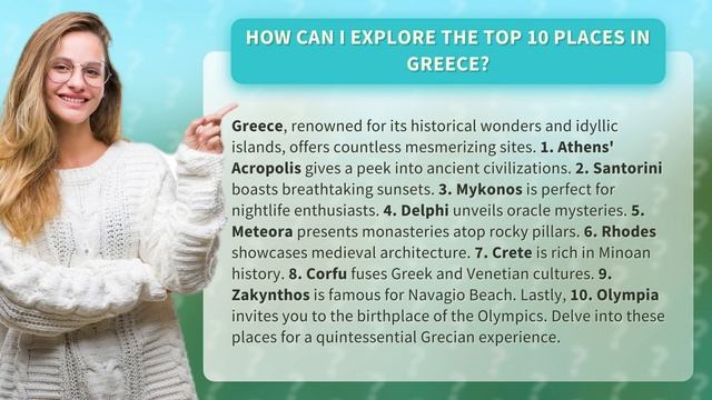 How Can I Explore the Top 10 Places in Greece? смотреть онлайн