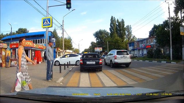 Пешеход-идиот! Дура! смотреть онлайн