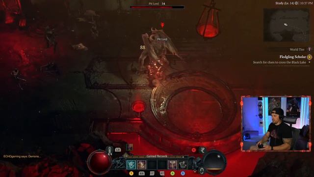 DIABLO 4 Barbarian Gearing - Secret Cow Level Hunting смотреть онлайн