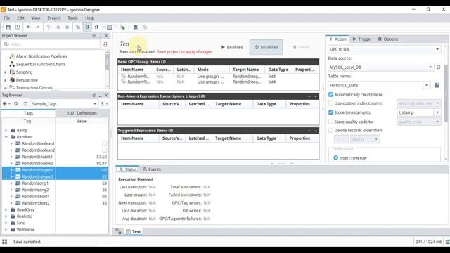 How to log Tag Values in MySQL Database from Ignition SCADA using Transaction group | OPC to DB | смотреть онлайн