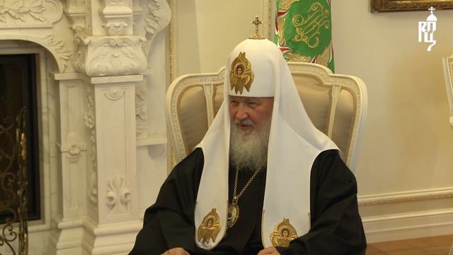 Патриарх Кирилл встретился с губернатором Курской области А.Н. Михайловым смотреть онлайн