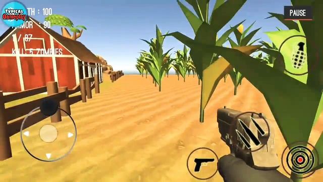 Zombie Killing City Shooting Trigger Strike Game, by typical Anoride gameplay (HD). смотреть онлайн