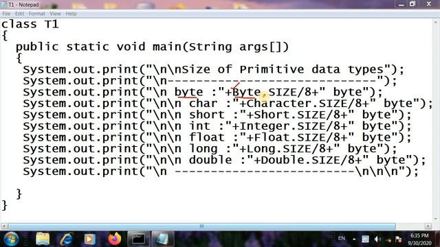 Chapter 3: Primitive Data Types In Java (Hindi) смотреть онлайн