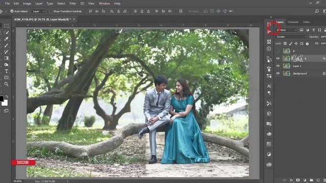 Photoshop cc Tutorial: How to edit pre wedding photography смотреть онлайн