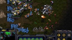 StarCraft: Brood War - 1 Terran vs 7 Random ( vs 7 computers ) - Map: Big Game Hunters