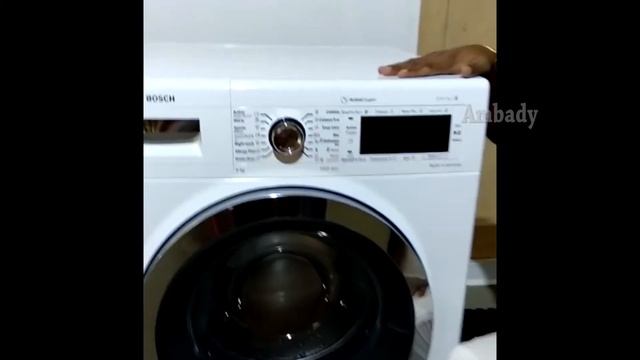 BOSCH Serie 8 Active Oxygen Washing Machine WAW28790IN First time in INDIA смотреть онлайн