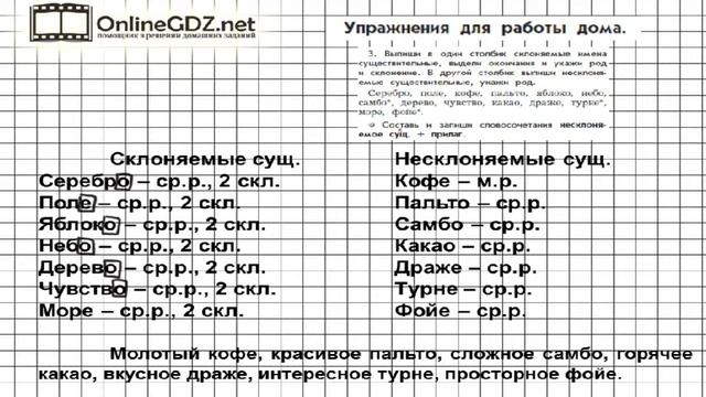 Упражнение 3 Работа дома §8 — Русский язык 4 класс (Бунеев Р.Н., Бунеева Е.В., Пронина О.В.) Часть смотреть онлайн