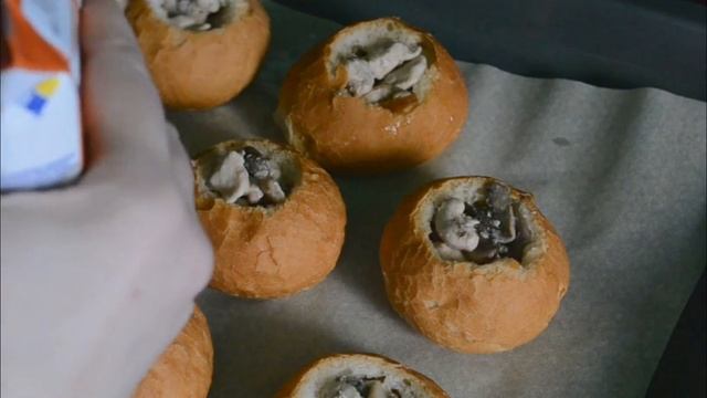 ЖУЛЬЕН В БУЛОЧКЕ/ЛЁГКИЙ РЕЦЕПТ✔Елена Ро смотреть онлайн