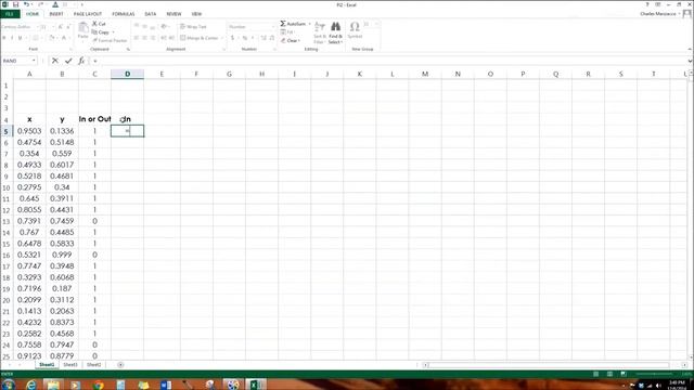 Monte Carlo Calculation of pi using Excel смотреть онлайн