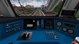 ЭД4М с УПУ запуск и смена кабины в RTrainSim