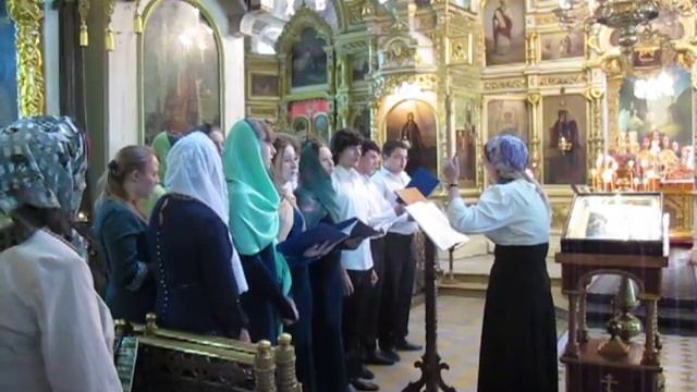Хор"Камертон"Тульского университета (политеха). Трисвятое на греческом языке смотреть онлайн