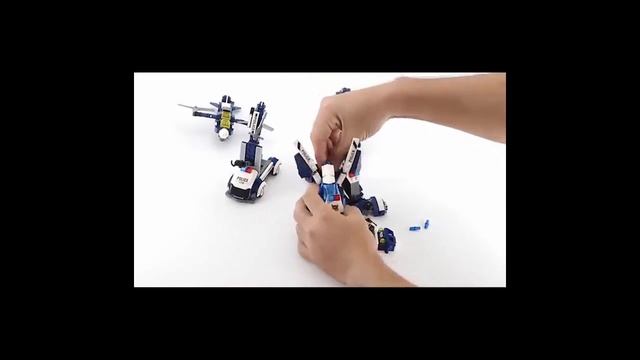 Enlighten 1407 - модульный робот трансформер. Полиция. Краткий обзор смотреть онлайн