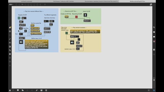 Max/Msp/Jitter - MSP урок 10. Семплирование и запись. Sampling And Recording. Часть 2. ?
