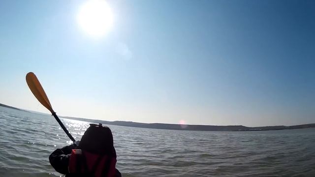 На байдарке по Хаджибеевскому лиману в марте смотреть онлайн