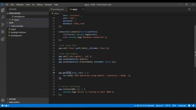 CRUD Operation using NodeJS ExpressJS MySQL - Part 1 - Learn Infinity смотреть онлайн