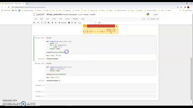 NSI, Python, temps d'exécution, commande magique смотреть онлайн
