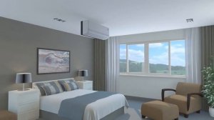 Установка настенного кондиционера в спальню