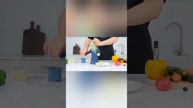 Multifunctional Kitchen Accessories Round Mandoline Drum Rotary Cheese Garter Vege Grater#amazon смотреть онлайн