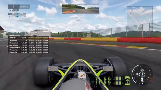 Project Cars 2 Formula X Spa | 1:43.2 + Setup смотреть онлайн