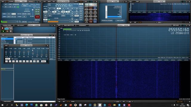 SATCOM (satellite Communications) 255.550 MHz Loop Antenna