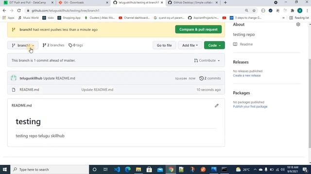 What is GitHub in Telugu | GitHub Tutorial in Telugu смотреть онлайн