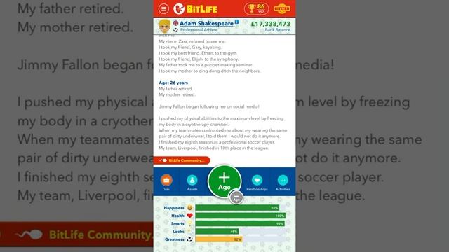 FIRST VIDEO! How to be a professional footballer in Bitlife step by step смотреть онлайн