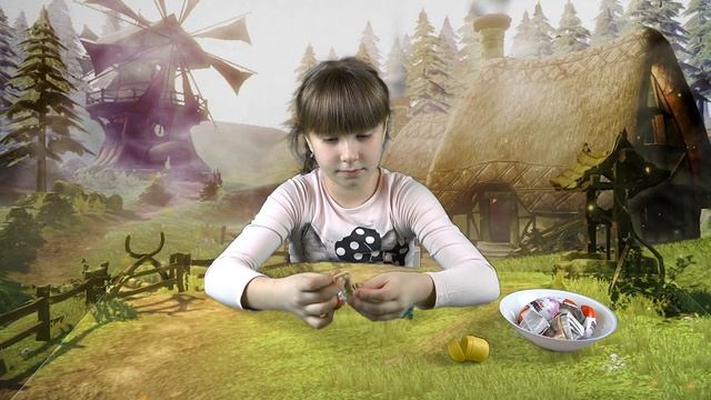 ХРОМАКЕЙ Маша, Дракон и лягушка - яйца киндер сюрпризы от Маши и Медведя #521 смотреть онлайн
