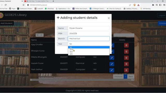 Library Management System using Python framework Django смотреть онлайн