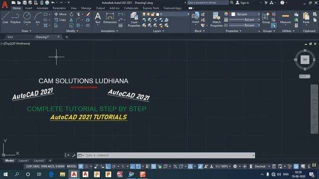 Autocad 2021 tutorials | Text Command in Autocad | arc aligned text in autocad 2021 tutorial смотреть онлайн