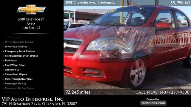 Used 2008 Chevrolet Aveo | VIP Auto Enterprise, Inc, Orlando, FL смотреть онлайн