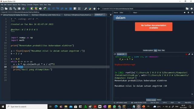 Latihan Membuat Program Kimia Menggunakan Python 3.8 - Spyder (Part 11) смотреть онлайн