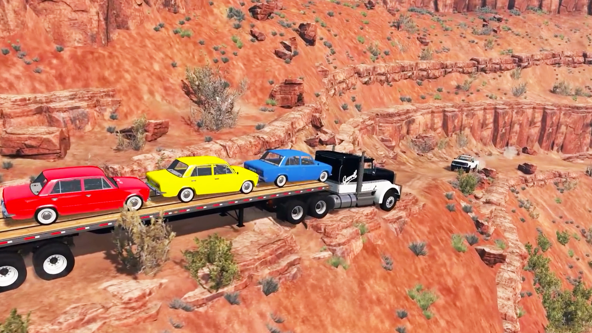 Beamng drive - Падение с обрыва 28 | HITGAMEZ