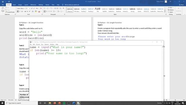 Python Lesson 16 - Length Function смотреть онлайн
