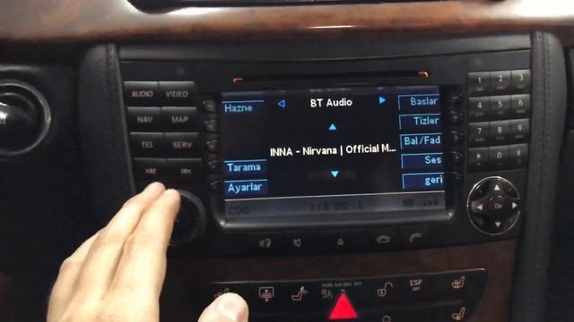 Mercedes-Benz W211 E Kasa Comand 2.5 Dension GW500S Bluetooth Müzik